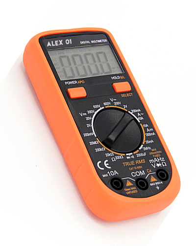 Мультиметр цифровой ALEX 01 (в остатке 1 шт)